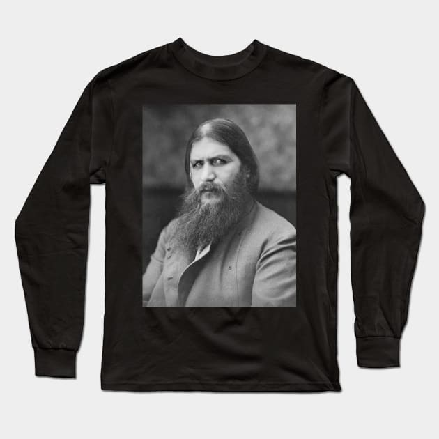 Grigori Rasputin Long Sleeve T-Shirt by SybaDesign